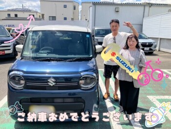 ワゴンＲスマイルご納車いたしました☆